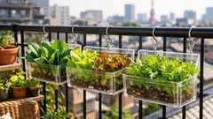 100均レターボックスで壁掛けプランター作り、ベランダの置き場問題を解決する方法