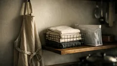 エプロンの置き場所が決まる、キッチンが整う収納アイデア3選